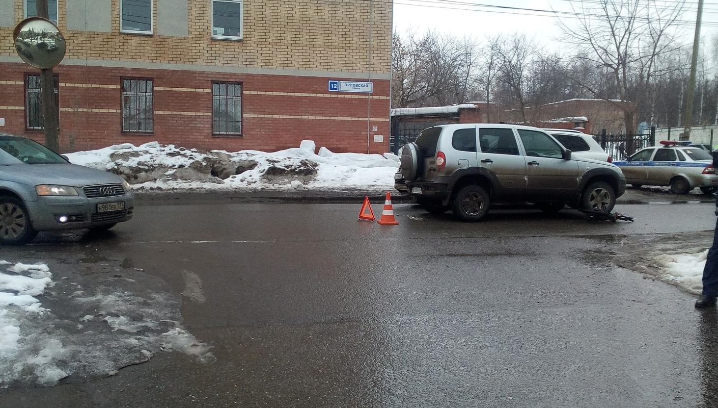 На улице Орловской ВАЗ-2123 сбил ребенка на велосипеде.