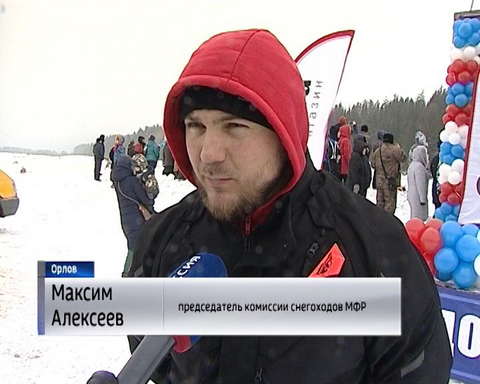 В Орлове прошел второй этап Чемпионата и Первенства России по кроссу на снегоходах