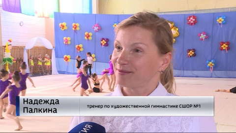 В Кирове проходят соревнования по художественной гимнастике "Вятская капель"