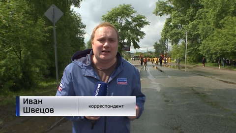 Первая стоянка и отдых паломников Крестного хода в селе Макарье