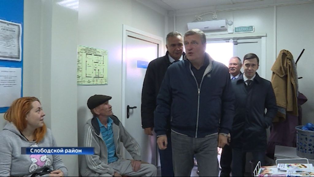 Глава региона с рабочим визитом посетил Слободской район