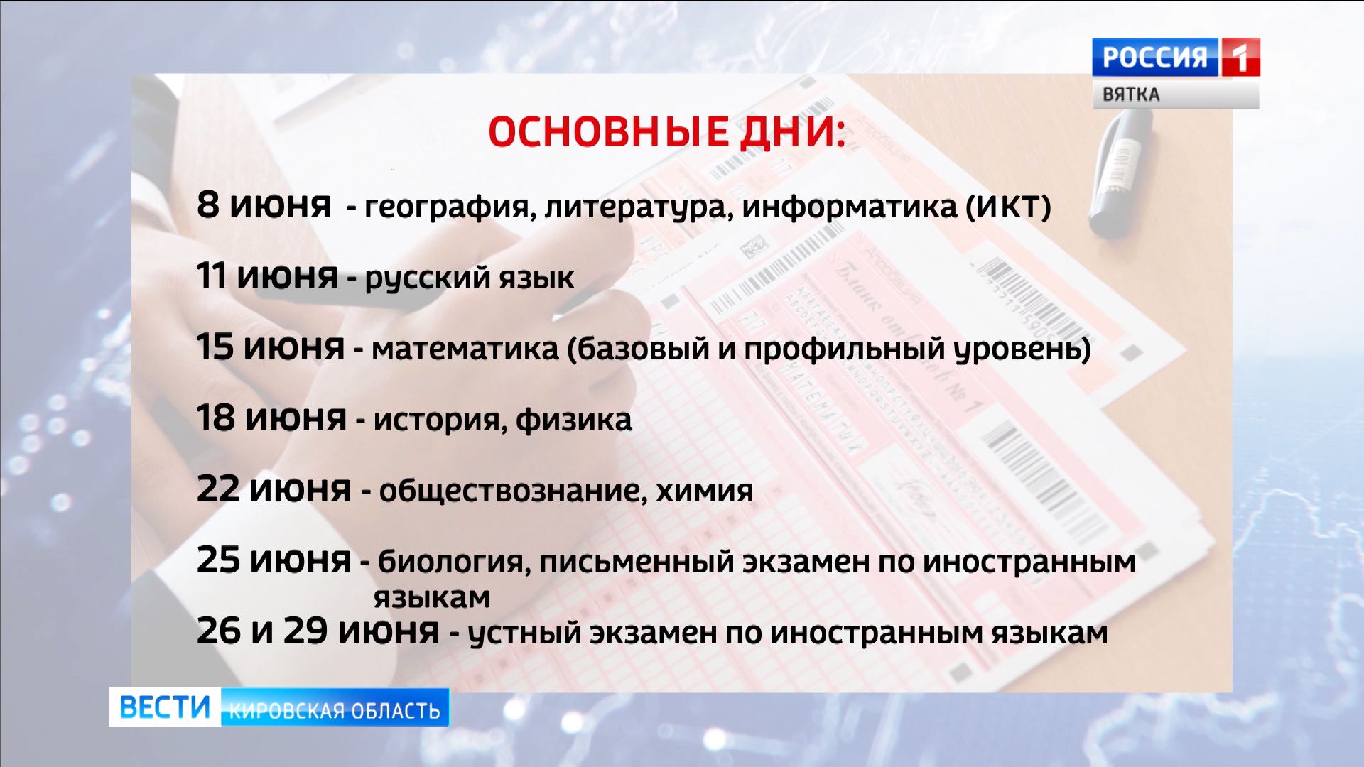 Министерство просвещения и Рособрнадзор опубликовали новое расписание ЕГЭ