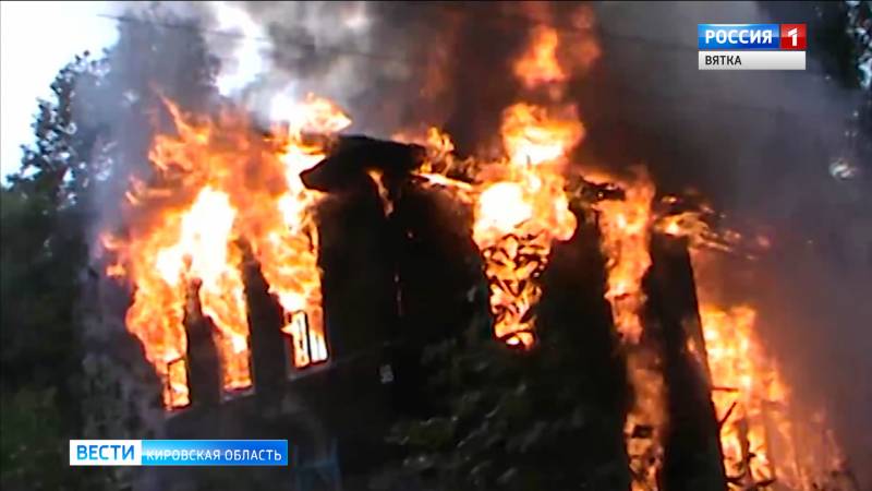 На пожарах в Лузском и Кирово-Чепецком районах погибли четыре человека