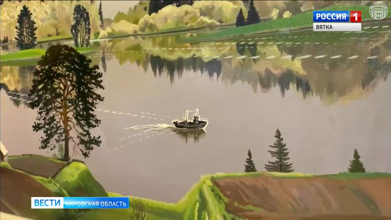 В Вятском художественном музее открылась выставка «Вятские берега Аркадия Колчанова»