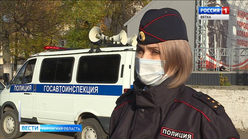 Инспекторы ГИБДД призвали кировчан носить маски