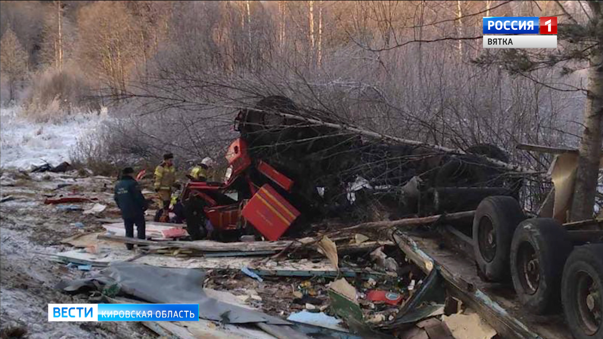 В Кировской области участились ДТП с участием грузовиков
