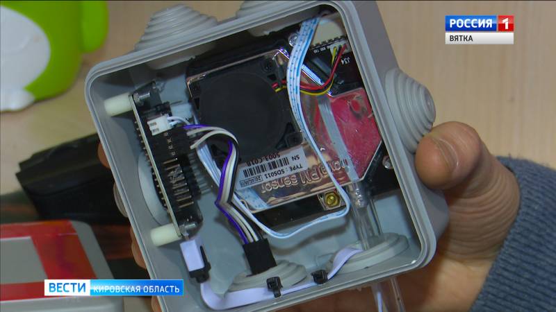 В Озерках установили датчик для фиксации количества пыли