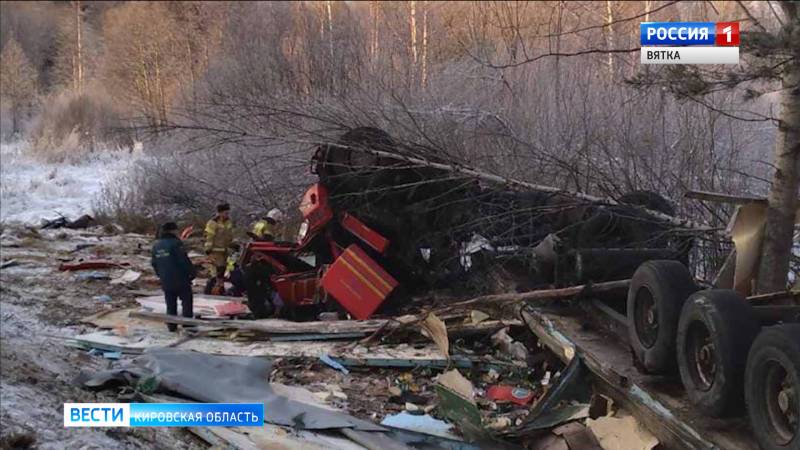 В Кировской области участились ДТП с участием грузовиков