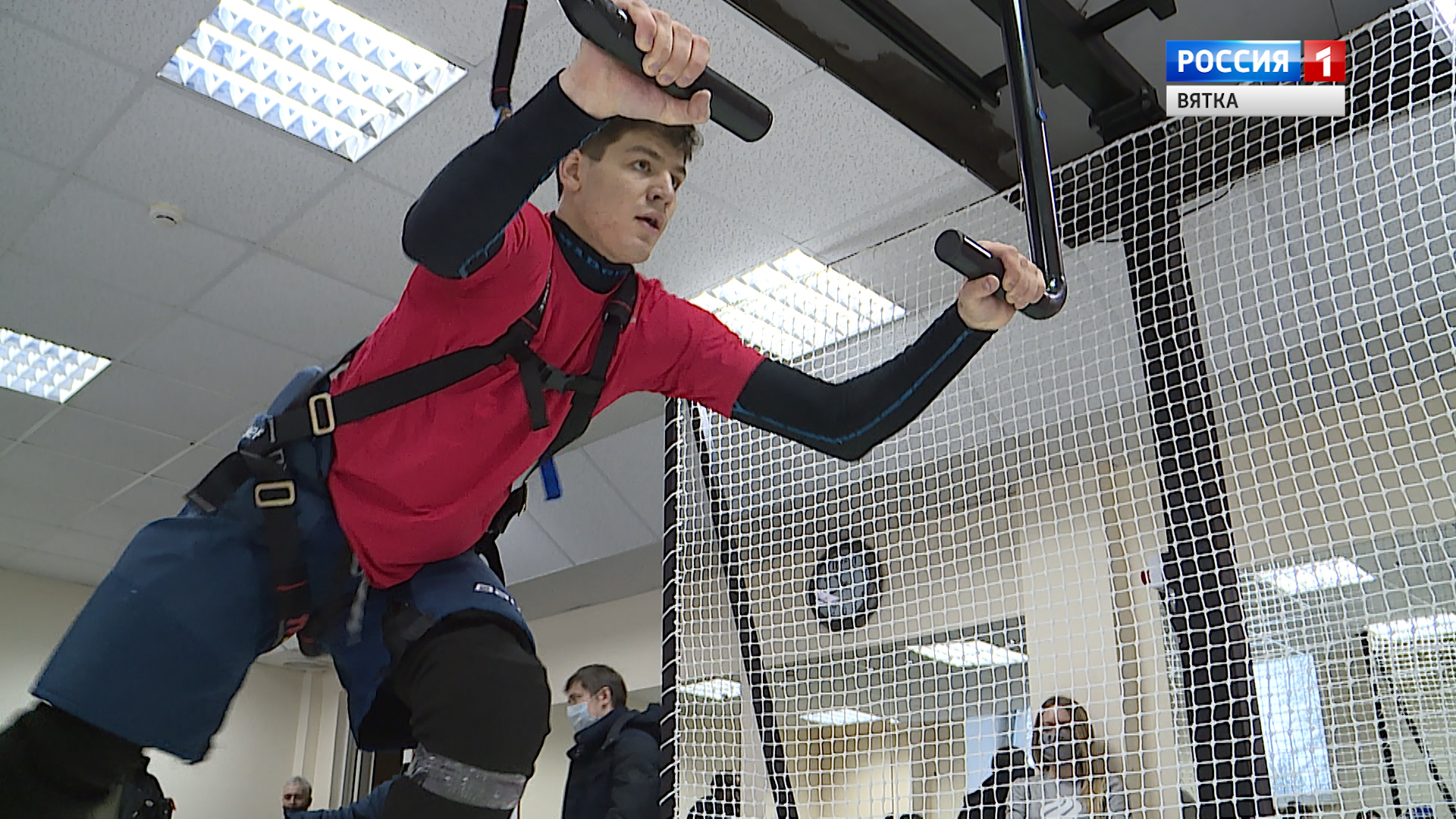 В Олимп-Арене появились уникальные тренажеры для хоккеистов