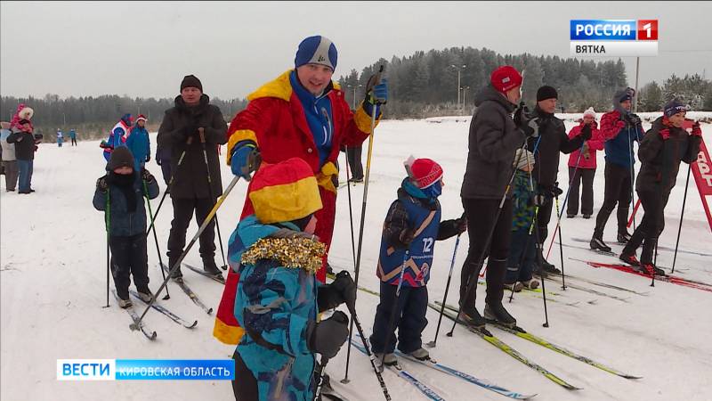 В Радужном прошла Новогодняя лыжная гонка