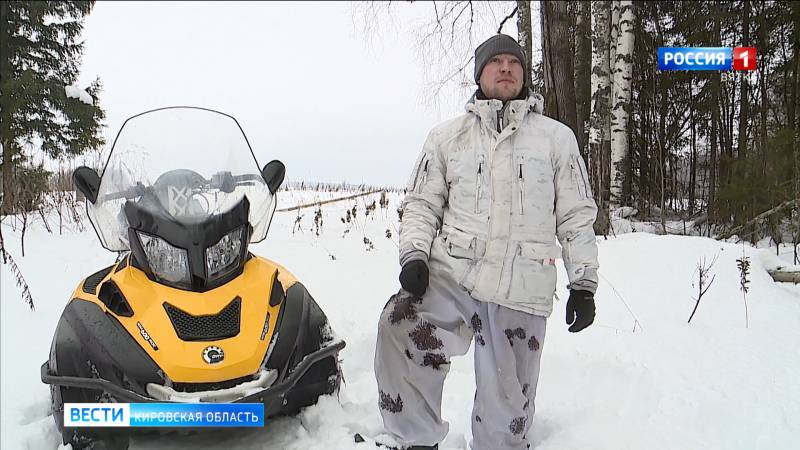 Кировские охотоведы определяют численность популяции диких животных