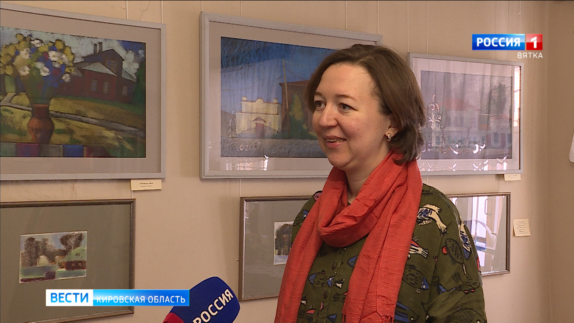 В Доме-музее Хохрякова открылась выставка Екатерины Краевой «Вятский альбом»