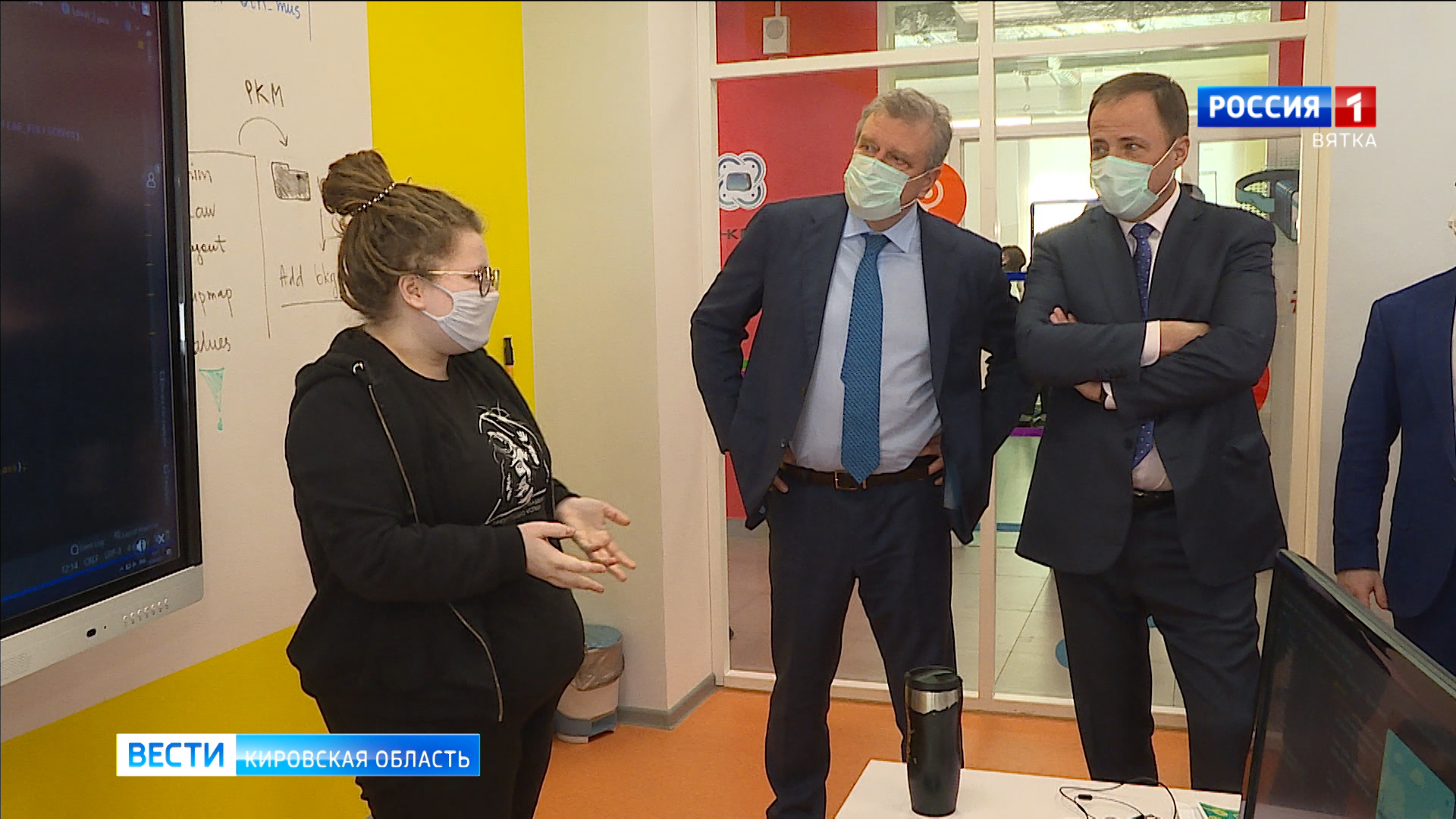 Полпред Игорь Комаров посетил кировский кванториум - технопарк