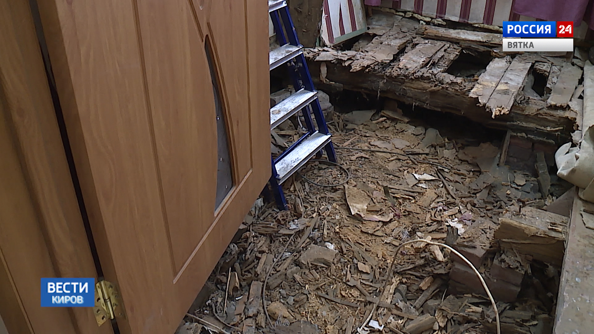 Суд обязал администрацию Котельнича восстановить в квартире инвалида провалившийся пол