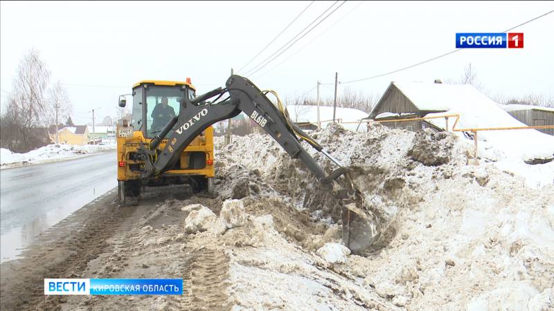 В Кирове дорожные службы готовятся к весеннему паводку