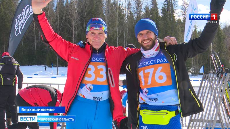 В Верхошижемье прошел лыжный марафон
