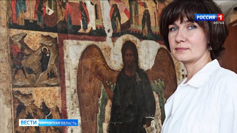 Московские реставраторы передадут икону Иоанна Предтечи в Вятский художественный музей