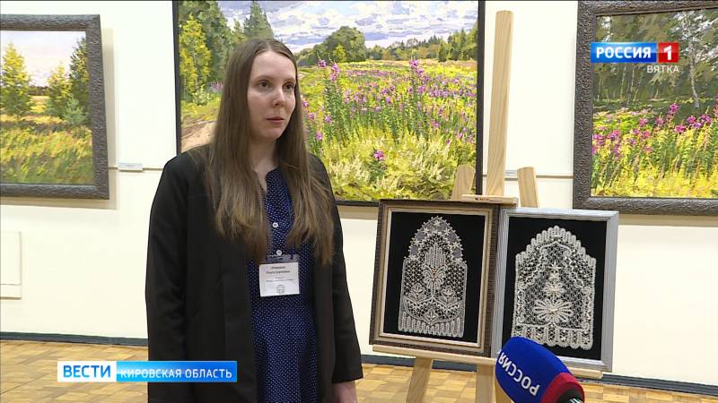 Образцы вятского кружева отвезут на выставку в Вологду