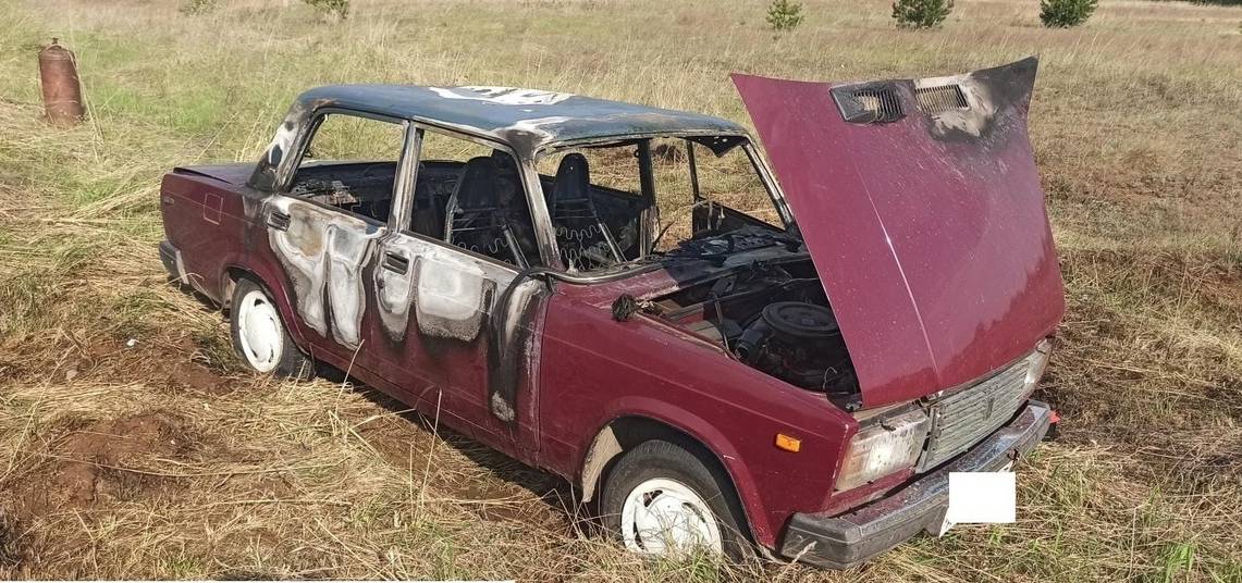 В Кильмезском районе от возгорания после утечки газа погиб водитель