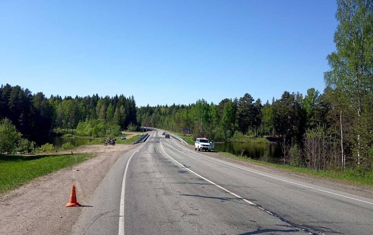 В Белохолуницком районе в ДТП пострадал мотоциклист
