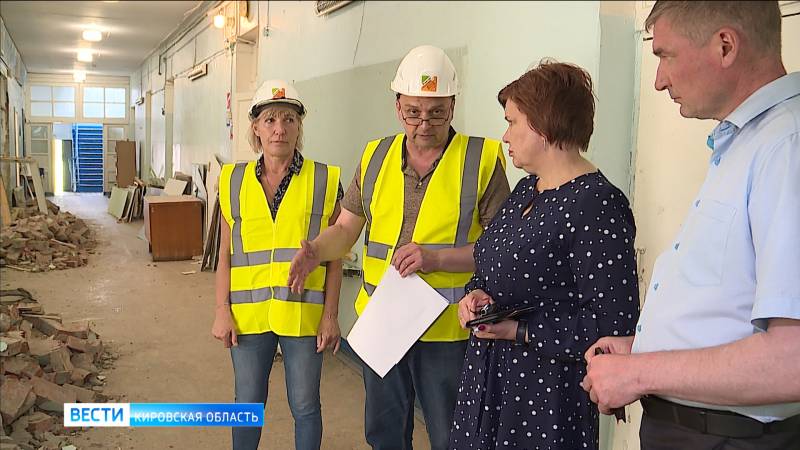 В Кирово-Чепецке в школе №7 начался капитальный ремонт