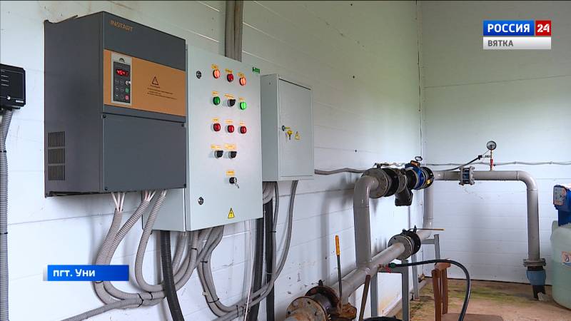 В рамках ППМИ отремонтировали насосную станцию в Унях