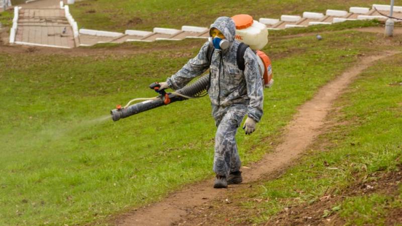 В Кировской области парки и скверы обрабатывают от клещей