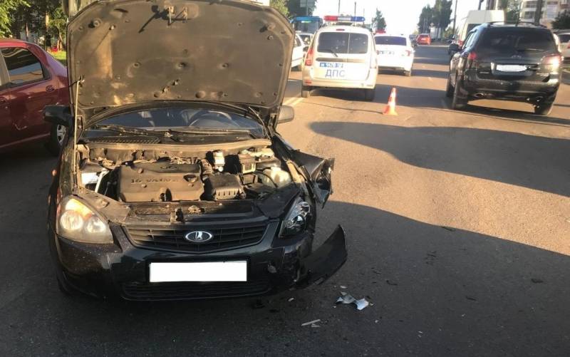 В Кирове в ДТП пострадала женщина-мотоциклист