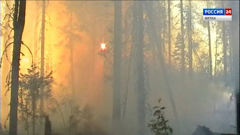 13 пожаров в Кировской области произошло из-за грозы