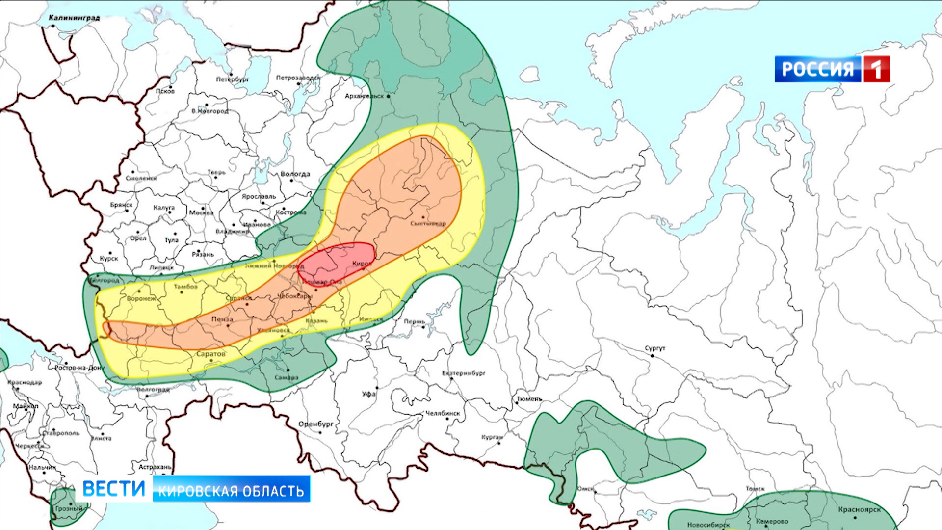 Жителей регионов ПФО предупредили о возможных шквалах и торнадо