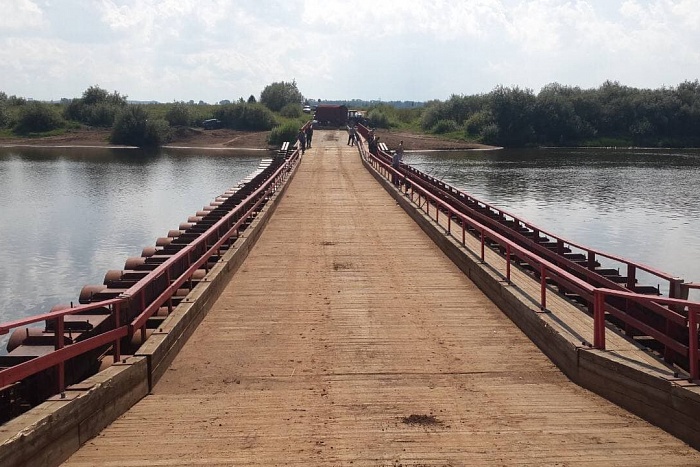 В Кирово-Чепецке построят новый мост через Чепцу вместо наплавного