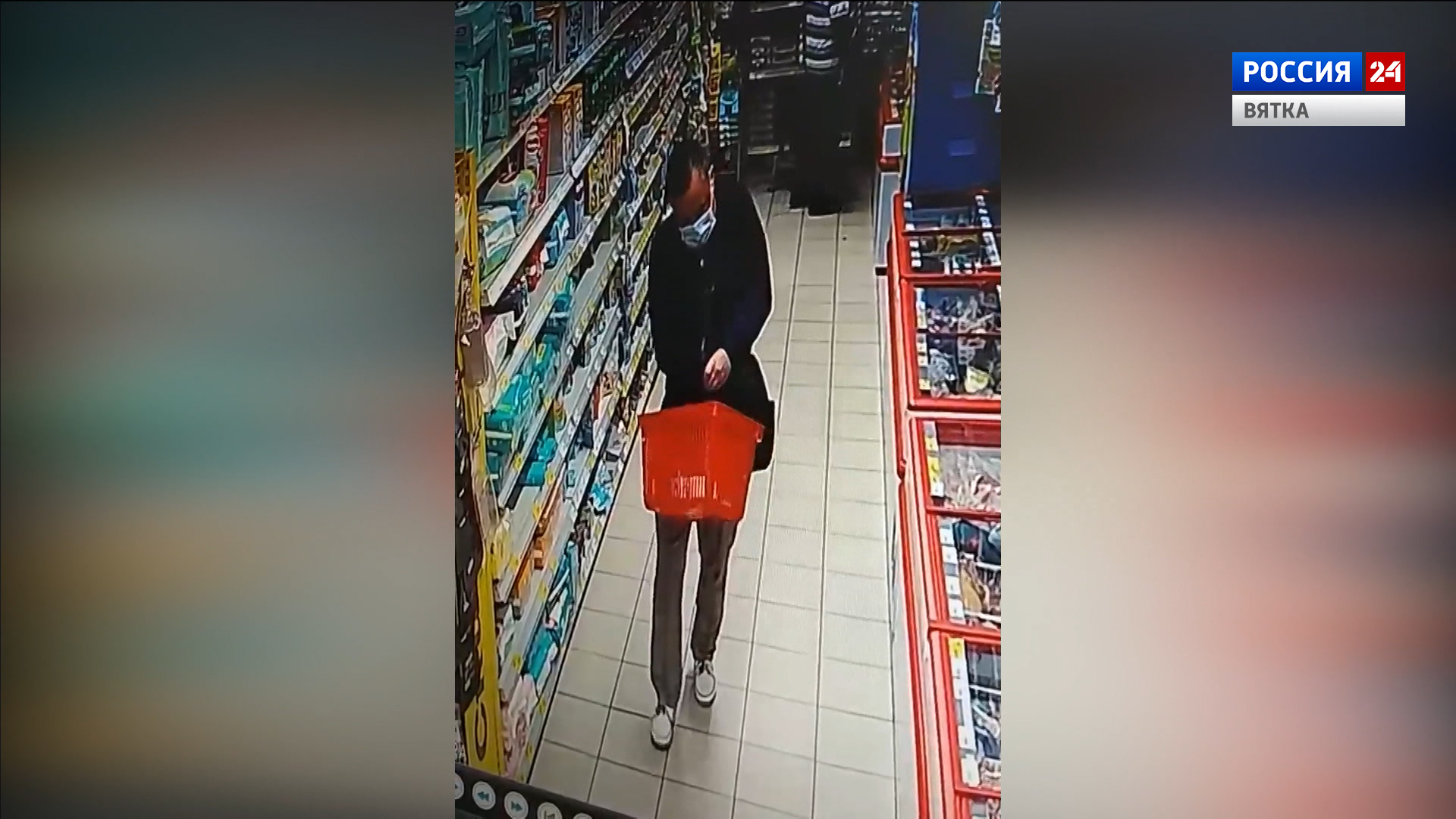 Полицейские разыскивают магазинного вора, попавшего на камеру видеонаблюдения