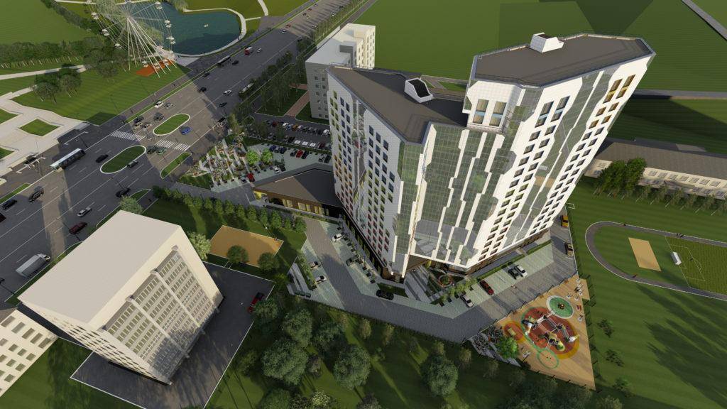 В Кирове хотят оградить забором сквер с фонтаном на Октябрьском проспекте