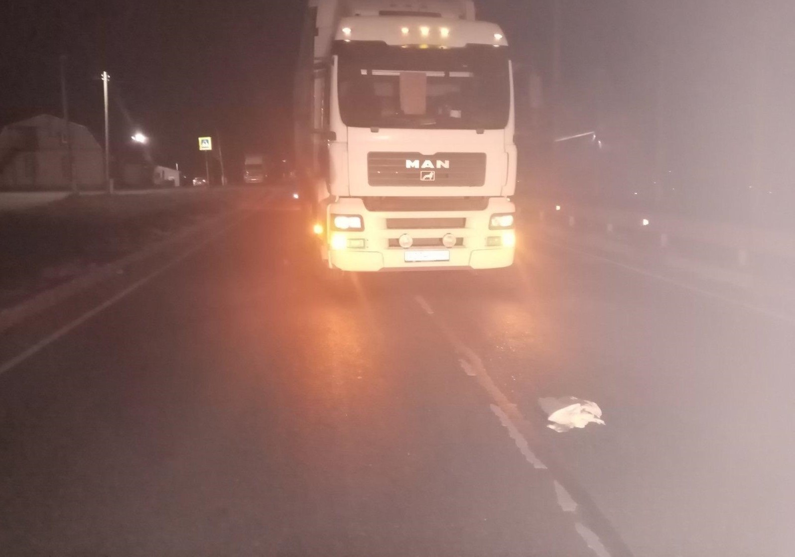 В Кировской области грузовик совершил наезд на пешехода