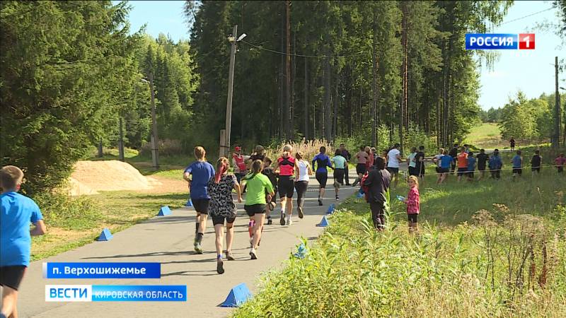 В Верхошижемском районе собрались любители бега