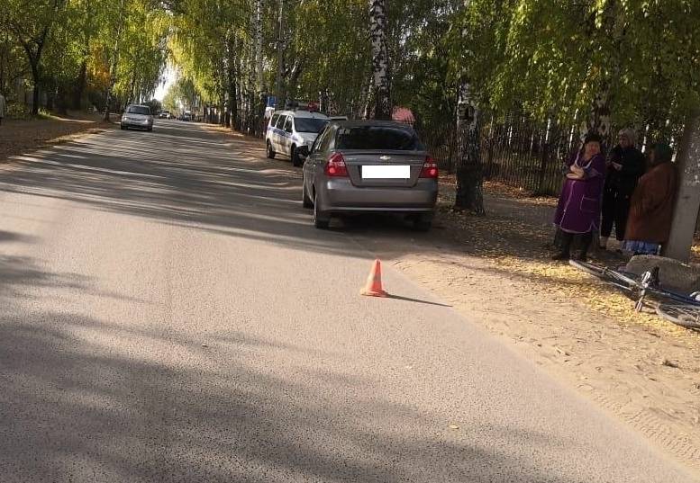 В Вятскополянском районе в ДТП пострадал 63-летний велосипедист