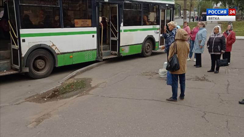 В Кирове у автобуса №115 «Киров-Пасегово» отказали тормоза