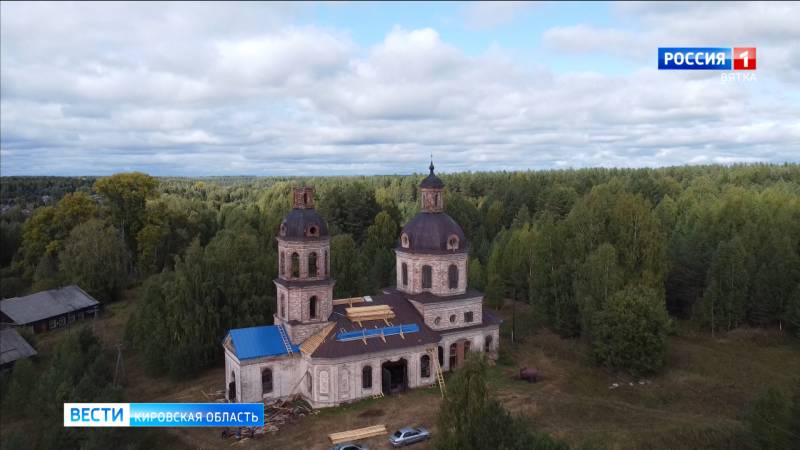 Верующие Верхошижемского района восстанавливают старинную церковь Иоанна Богослова