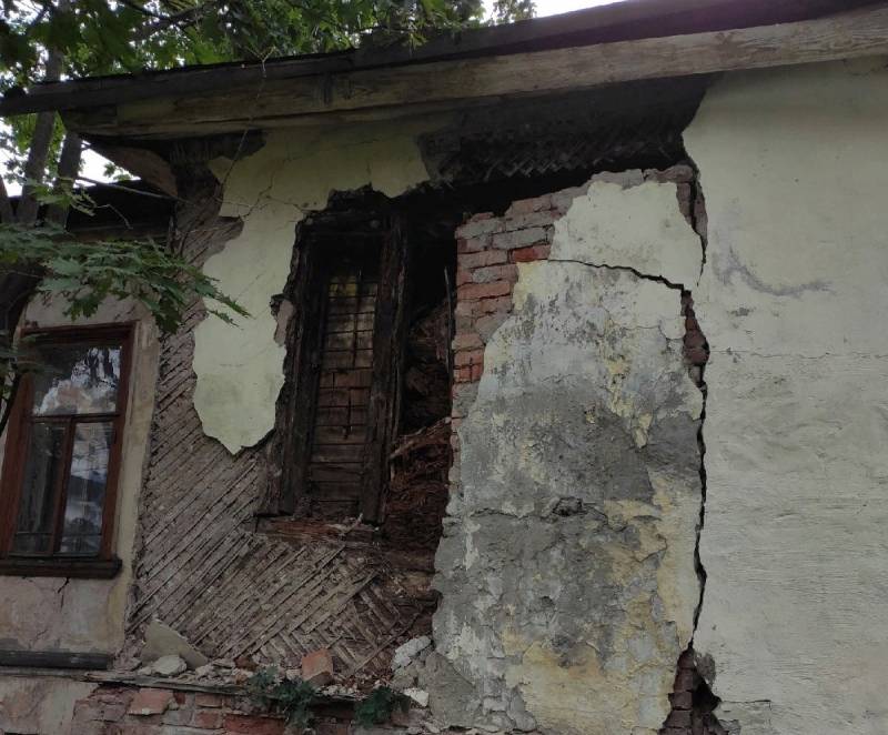 В Кирове рухнула стена дома архитектора Чарушина