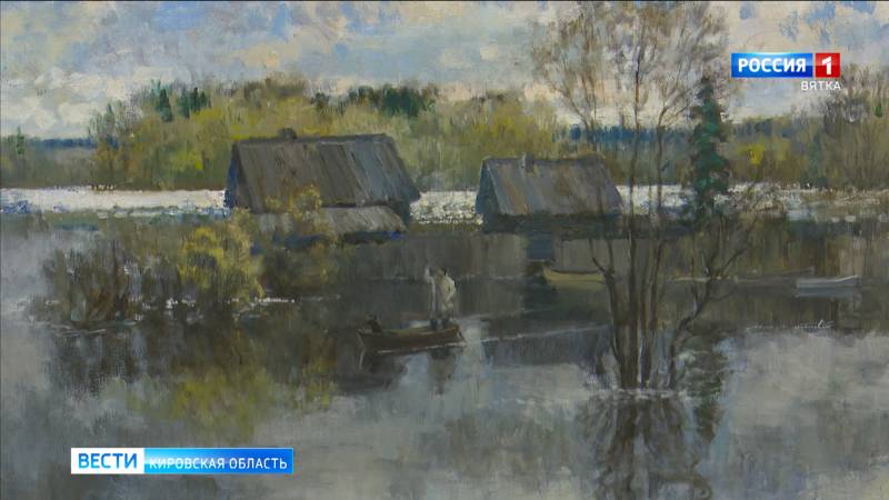 В Вятском художественном училище открылась выставка Александра Плотникова «Пространство времени»