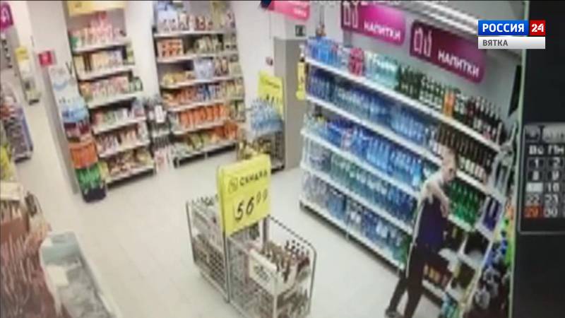 В Кирове разыскивают причастного к краже товаров из магазина