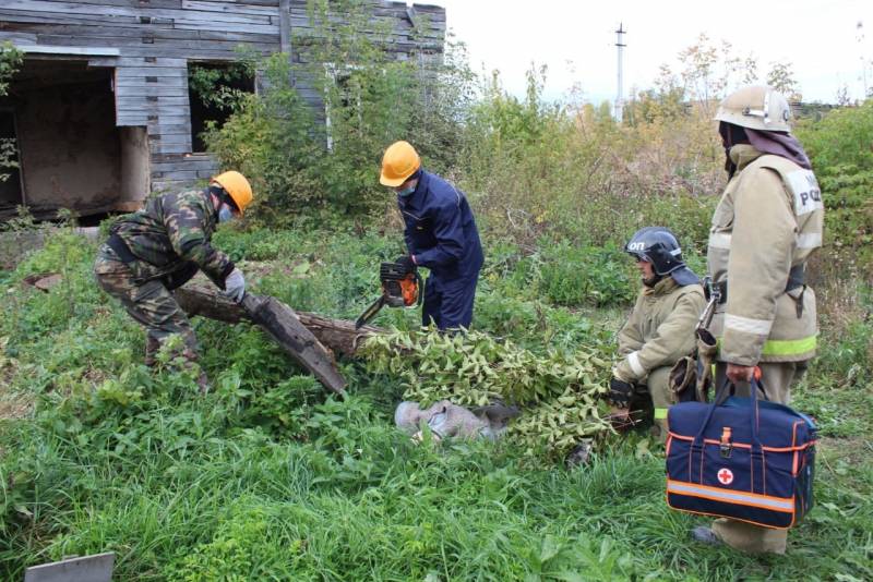 В Вятскополянском районе прошли учения по реагированию на чрезвычайные ситуации