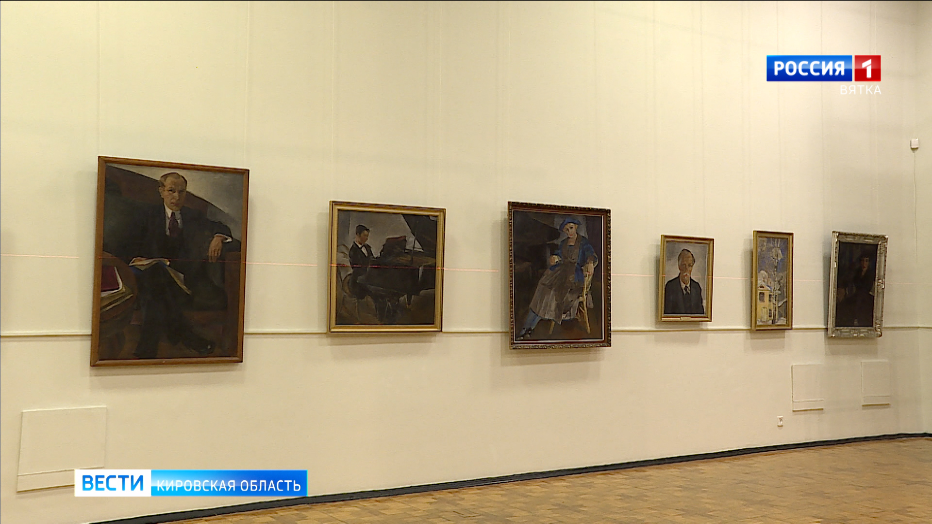 Галерею портретов известных людей нашего города можно увидеть на выставке вятского художника Михаила Демидова