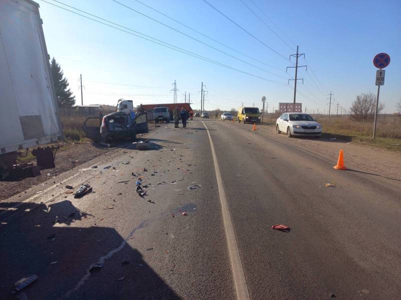 В Кирово-Чепецком районе столкнулись шесть автомобилей