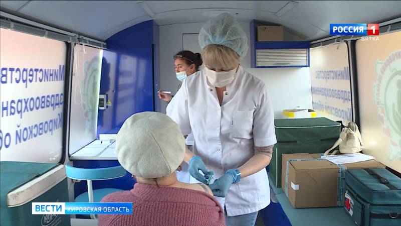 К 1 ноября планируется привить от коронавируса 800 тысяч жителей Кировской области