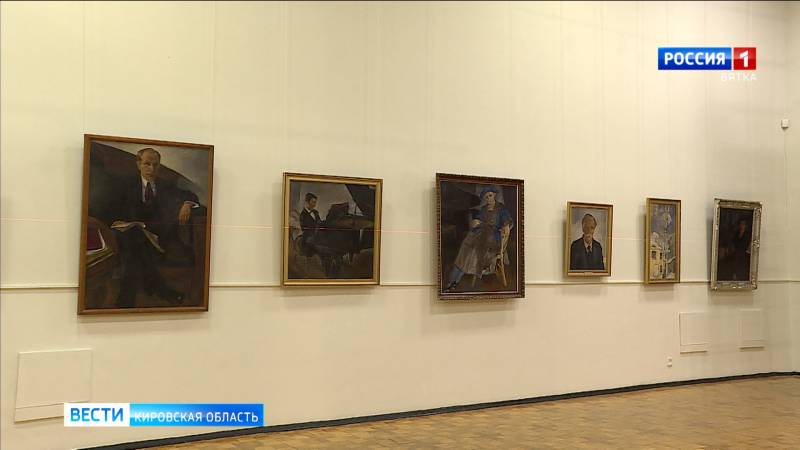 Галерею портретов известных людей нашего города можно увидеть на выставке вятского художника Михаила Демидова