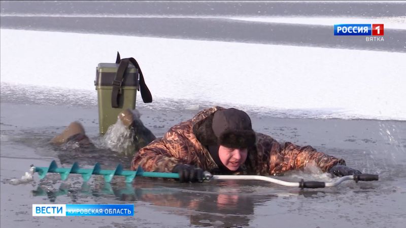 В Кирово-Чепецке тонкий лед на реке стал причиной двух несчастных случаев