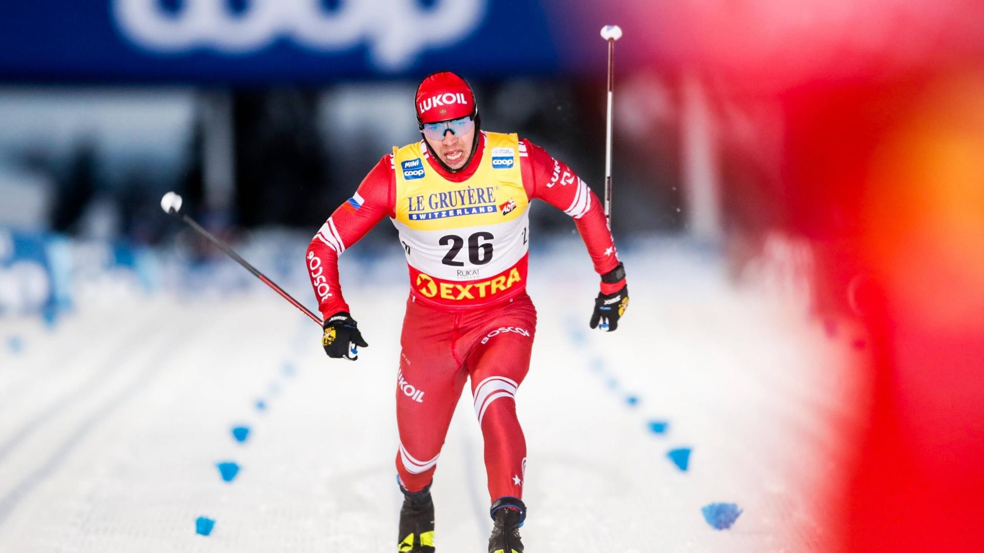 Алексей Червоткин занимает восьмое место в общем зачёте Кубка мира по лыжным гонкам