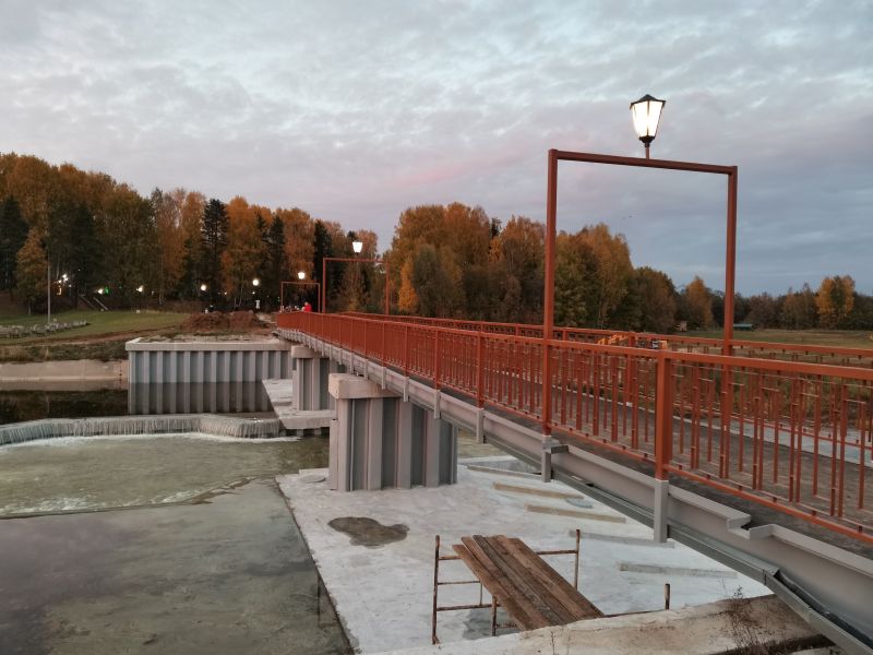 В Нижнеивкино завершили работы по ремонту гидроузла