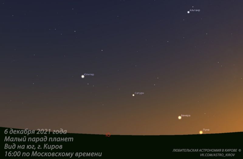 Кировчане смогут увидеть парад планет